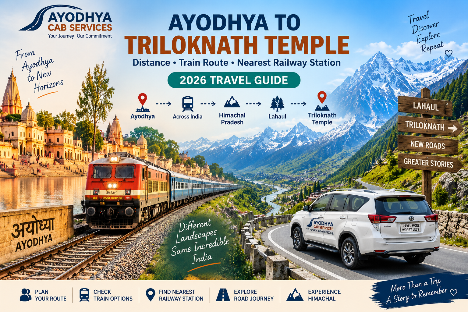 Ayodhya to Triloknath Temple: Distance, Train Route & Nearest Railway Station 2026