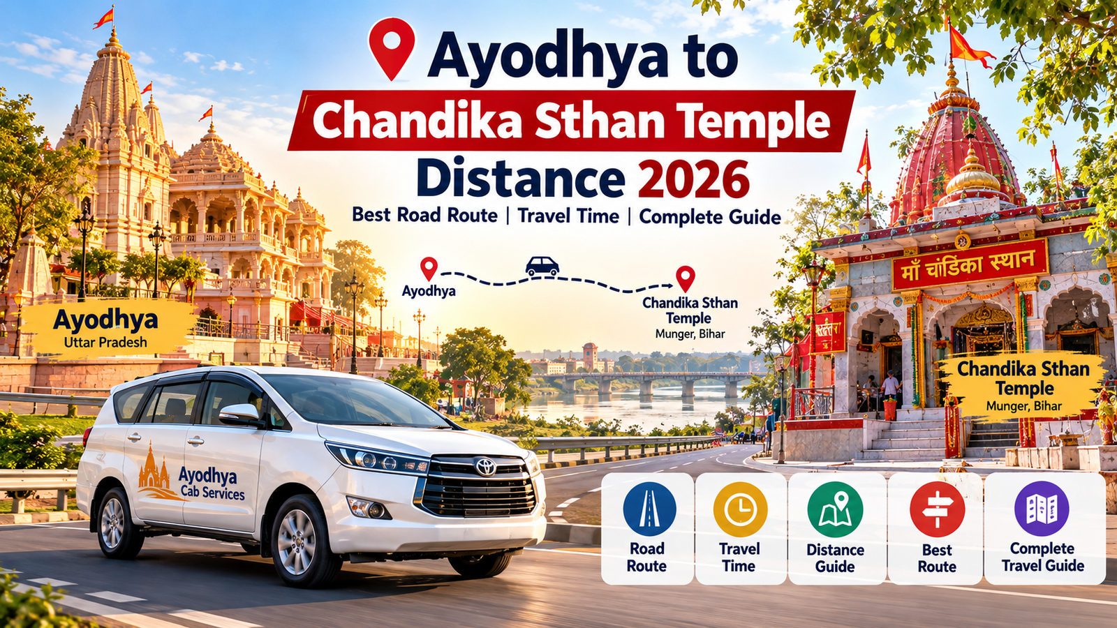 Ayodhya to Chandika Sthan Temple Distance 2026: Best Road Route, Travel Time & Complete Guide