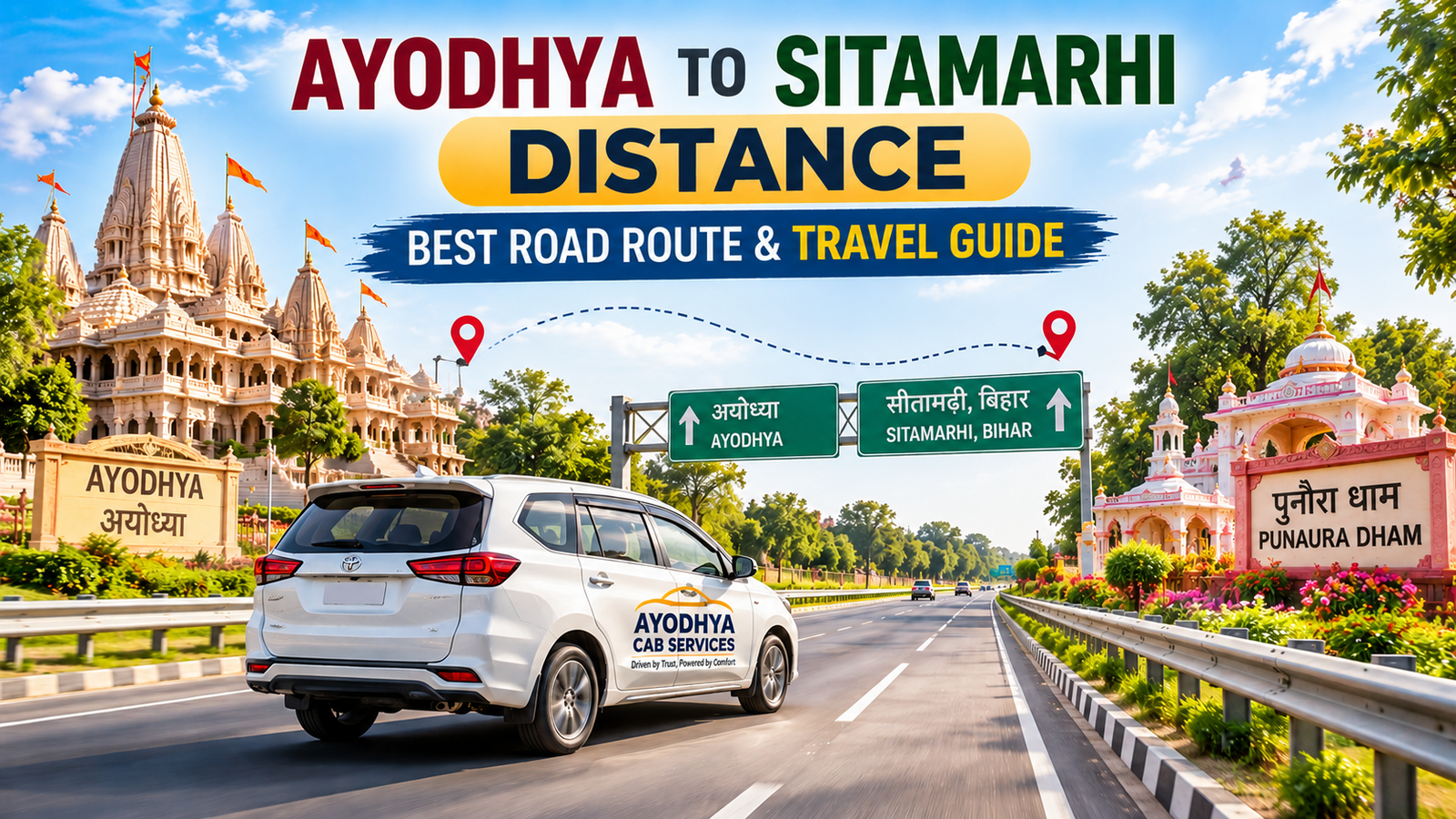 Ayodhya to Sitamarhi Distance: Best Road Route & Travel Guide