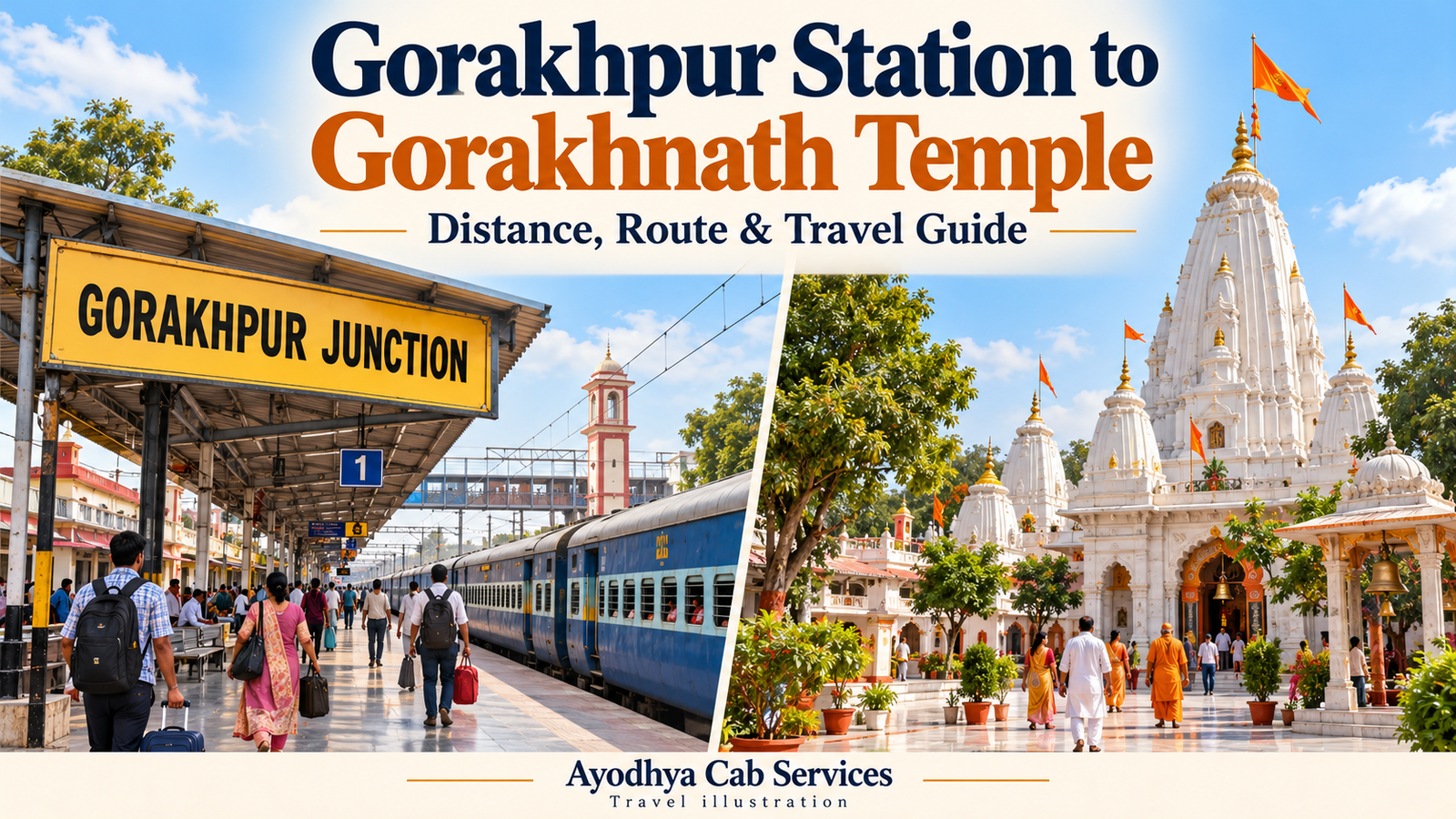 Gorakhpur Railway Station to Gorakhnath Temple Distance: Route & Travel Guide